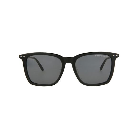 Bottega Veneta Square/Rectangle-Frame Acetate Sunglasses Black Mens - Picture 1 of 6